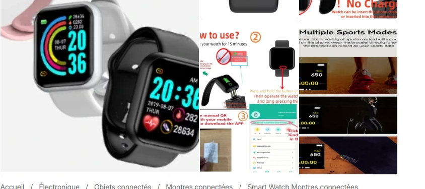 Montre connectée intelligente