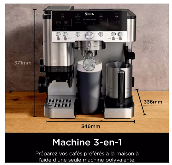 Machine à expresso NINJA ES601EU Luxe Premier